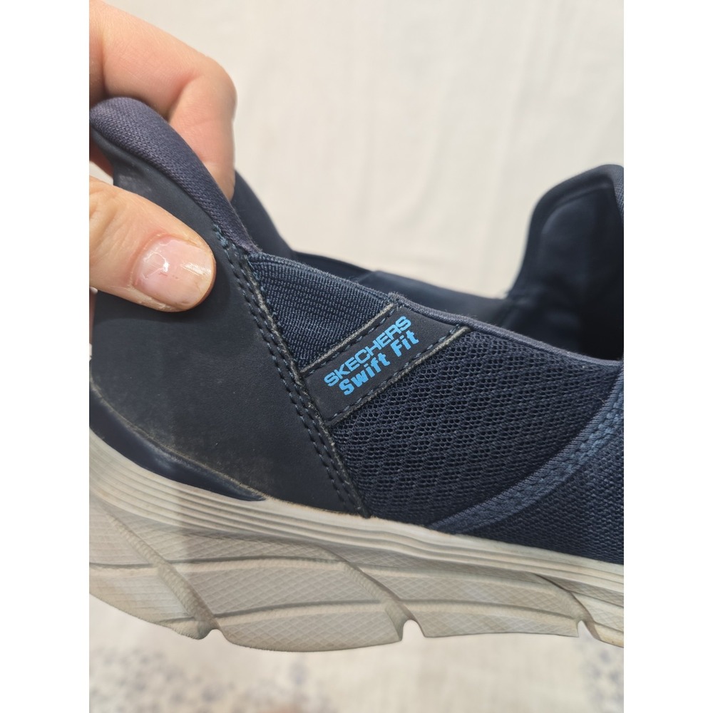 Skechers Men's Slip On Equalizer 4.0 Hands Free Swift-Fit Navy Blue Size 10 - Picture 9 of 9